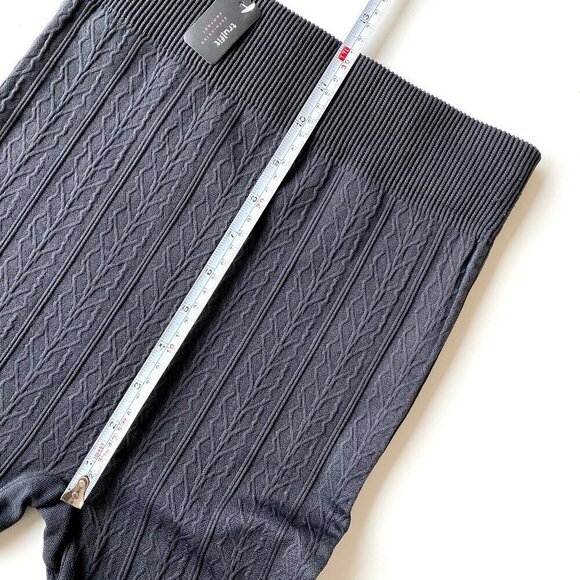 NWT TruFit Seamless Leggings Textured Design Fleece Lined High Waist SIZE L/XL - Picture 10 of 13